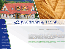 Tablet Screenshot of fachman-tesar.sk